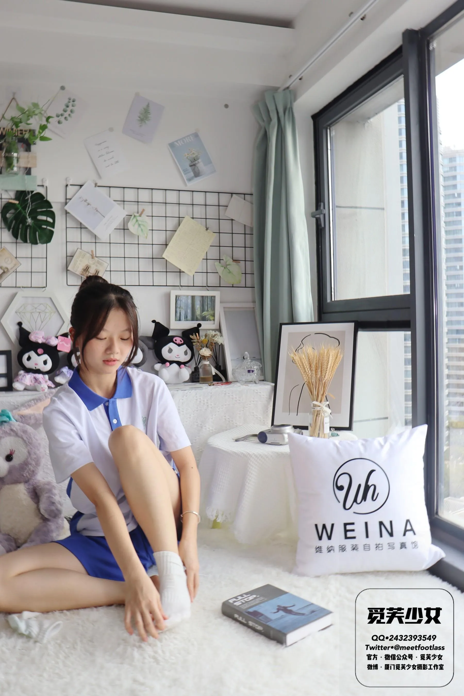 [觅芙少女]NO.002 怀念17岁的校服与蝉鸣交织的夏天 [106P]插图4
